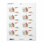 Personalisiertes Gingerbrei Weihnachtsgeschenkschi (Vorne)