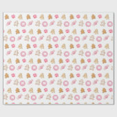 Personalisiertes Gingerbrot Geschenkpapier (Flach)