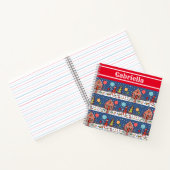 Personalisiertes Gingerbrot House Notebook Notizblock (Innenseite)