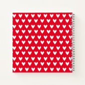 Personalisiertes Gingerbrot House Notebook Notizblock (Rückseite)