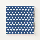 Personalisiertes Gingerbrot House Notebook Notizblock (Rückseite)