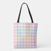 Personalisiertes Gingham Tasche (Rückseite)
