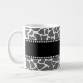 Personalisiertes Giraffenmuster Kaffeetasse (Links)