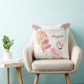 Personalisiertes Girl Ballet Throw Kissen (Stuhl )