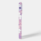 Personalisiertes Girl-Purple-Blumenmuster Case-Mate iPhone Hülle (Rückseite / Rechts)