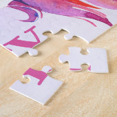 Personalisiertes Girl Rainbow Einhornpuzzle für Ki Puzzle (Seite)