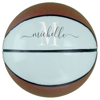 Personalisiertes Girl's Mit Monogramm rosa Basketb Basketball
