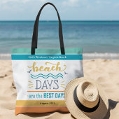 Personalisiertes Girls Weekend am Strand Tasche