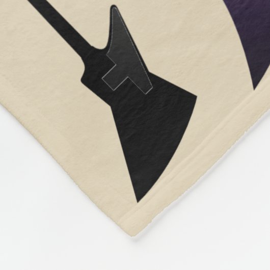 Personalisiertes Gitarren-Druck-Muster Fleecedecke (Ecke)