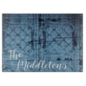 Personalisiertes Glas Rustikale Zinnwand Ceilin Schneidebrett (Vorderseite)