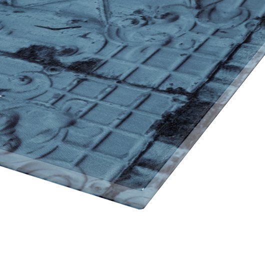 Personalisiertes Glas Rustikale Zinnwand Ceilin Schneidebrett (Ecke)