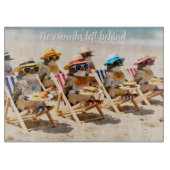 Personalisiertes Glas-Schneidebrett Schneidebrett (Vorderseite)