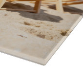 Personalisiertes Glas-Schneidebrett Schneidebrett (Ecke)