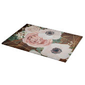 Personalisiertes Glas Schneiden Geometrische Garte Schneidebrett (Ecke)