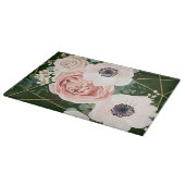 Personalisiertes Glas Schneiden geometrischer Gart Schneidebrett (Ecke)