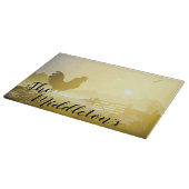 Personalisiertes Glas Schneiden Sonntagsvormittags Schneidebrett (Ecke)