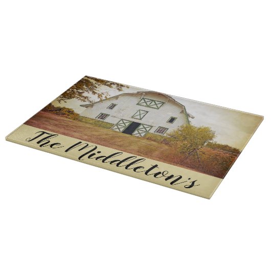 Personalisiertes Glas - Sonnenuntergang Schneidebrett (Ecke)