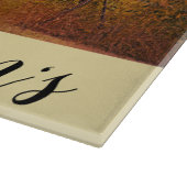 Personalisiertes Glas - Sonnenuntergang Schneidebrett (Ecke)