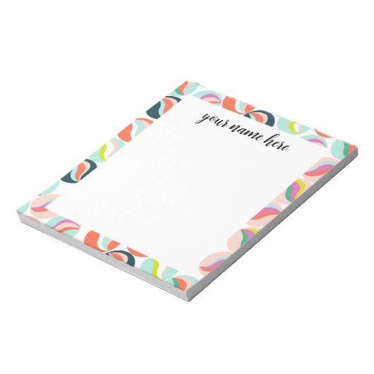 Personalisiertes Glasmarbild Notepad Notizblock (Rotiert)