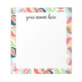 Personalisiertes Glasmarbild Notepad Notizblock (Vorderseite)