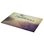 Personalisiertes Glass Schneiden Sonnenaufgang Weg Schneidebrett (Ecke)