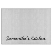 Personalisiertes Glasschneidenbrett mit Schneidebrett (Vorderseite)