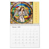 Personalisiertes Glassfenster 2026 Kalender (Feb 2025)
