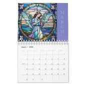 Personalisiertes Glassfenster 2026 Kalender (Mär 2025)