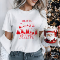 Personalisiertes Glaube an den Weihnachtsmann-Schl