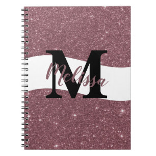 Personalisiertes Glitzer-Notizbuch Notizblock