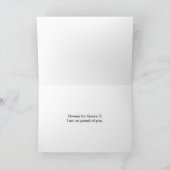 Personalisiertes Glück 1. Tag der Stufe 3 Karte (Innenseite)