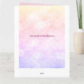 Personalisiertes Glück 30. Geburtstag Karte (Rückseite)