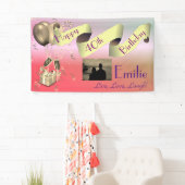 Personalisiertes Glück 40. Geburtstag Banner (Insitu)