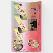 Personalisiertes Glück 40. Geburtstag Banner (Vertikal)