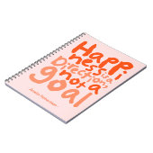 Personalisiertes Glück ist eine Richtung Notizblock (Linke Seite)