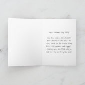 Personalisiertes Glück Vatertag Tools Gruß Karte (Innenseite)