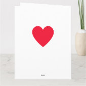 Personalisiertes Glück zum Geburtstag Word Art Karte (Rückseite)