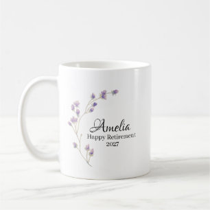 Personalisiertes Glücklicher Ruhestand 2027 Kaffeetasse