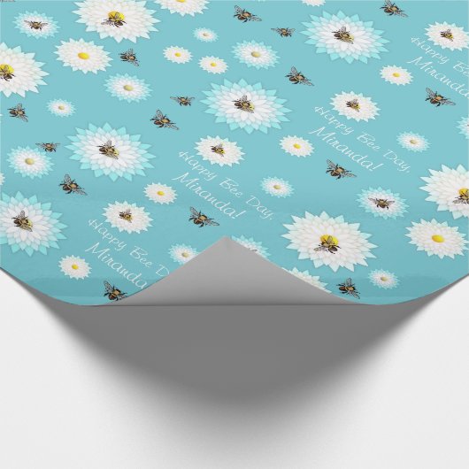 Personalisiertes glückliches geschenkpapier (Ecke)