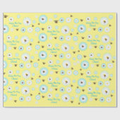 Personalisiertes glückliches geschenkpapier (Flach)