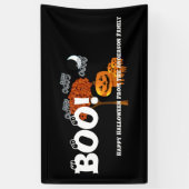 Personalisiertes glückliches Halloween aus Ihrer F Banner (Vertikal)