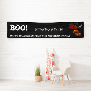 Personalisiertes glückliches Halloween aus Ihrer F Banner
