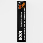 Personalisiertes glückliches Halloween aus Ihrer F Banner (Vertikal)