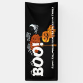 Personalisiertes glückliches Halloween aus Ihrer F Banner (Vertikal)