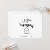 Personalisiertes glückliches Jubiläum Real Anwesen Karte (Vorderseite/Rückseite Beispiel)