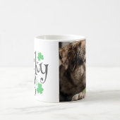 Personalisiertes Glückshund-Foto Kaffeetasse (Mittel)