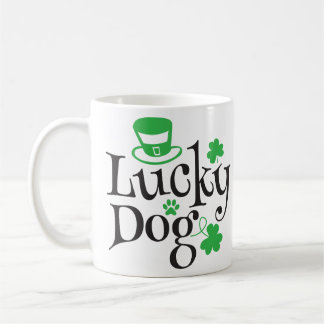 Personalisiertes Glückshund-Foto Kaffeetasse
