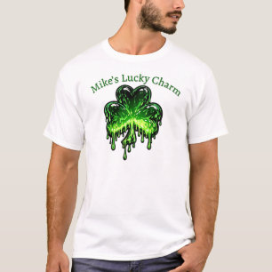 Personalisiertes Glückskleeblatt St. Patrick T-Shi T-Shirt