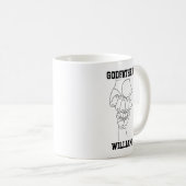 Personalisiertes Godvater-Geschenk von Godson Kaffeetasse (VorderseiteRechts)
