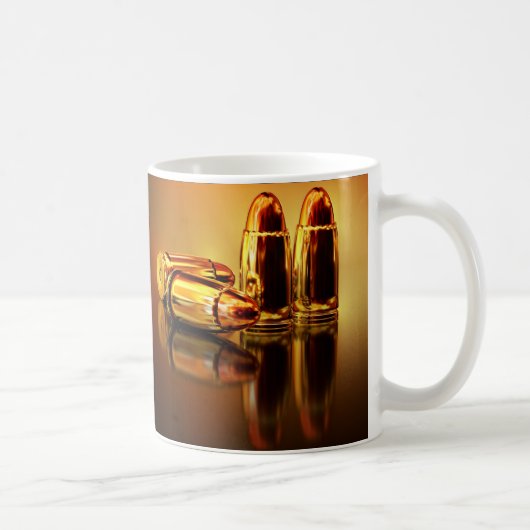 Personalisiertes Gold-Bullen-Foto Kaffeetasse (Rechts)